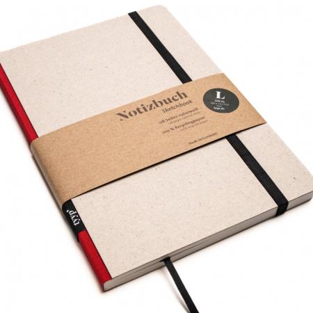 Notizbuch A5 „Klassik“ mit perforierten Seiten-tyyp-werky