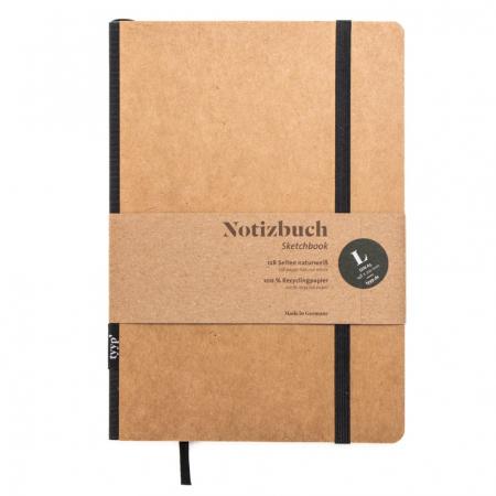 Notizbuch A5 „Klassik“ mit perforierten Seiten-tyyp-werky