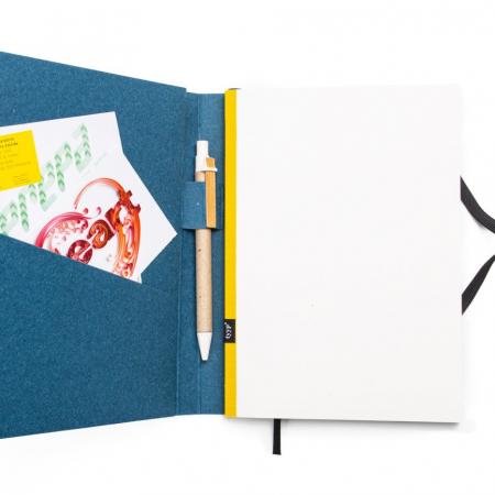 Notizbuch A5 Schweizer Broschur – blanko, perforiert, nachhaltig & Made in Germany-tyyp-werky