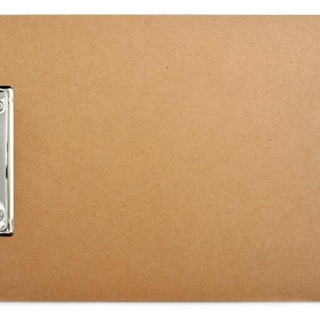 Klemmbrett mit Blockklemme & Stifthalter – Schreibunterlage aus Recyclingpappe, Made in Germany-tyyp-werky