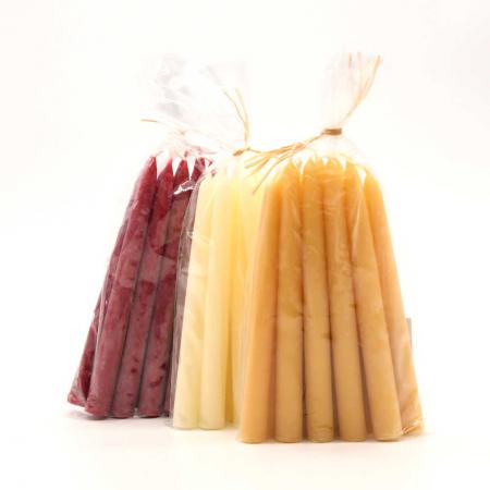 Christbaumkerzen 10er Pack in Weiß--werky