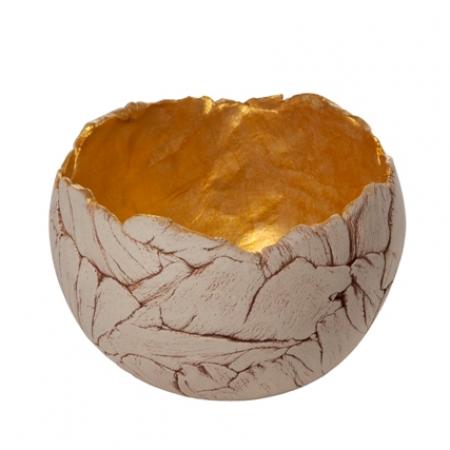 Windlicht Goldschale--werky