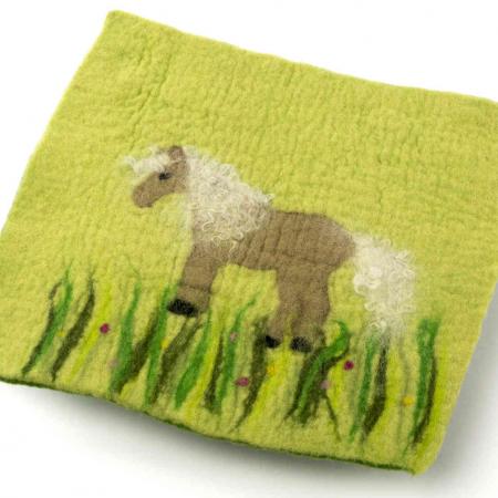 Kindersitzkissen Pony, Filz--werky