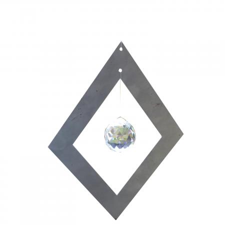 Prismaaufhänger Metall, rautenförmig--werky