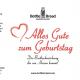 BottleBread "Alles Gute zum Geburtstag" personalisierbar-Lebenshilfe Nürnberg-werky