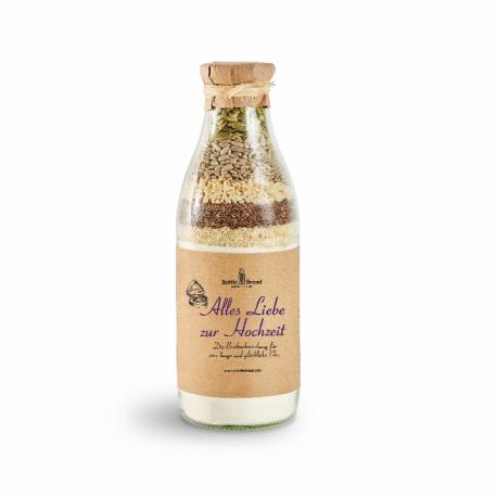 BottleBread "Alles Liebe zur Hochzeit" personalisierbar-Lebenshilfe Nürnberg-werky