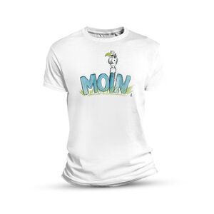 Originell bedrucktes T-Shirt mit maritimen Motiv "Moin"-Greifenwerkstatt-werky