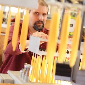 Bienenwachskerze Sonnenkerze-Camphill Steinfurt-werky