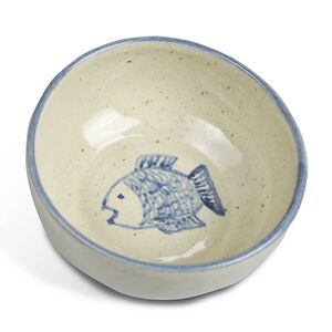 Kleine Kinder-Schale aus Keramik "Hase", handgemacht-Pommerscher Diakonieverein-werky