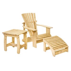 Fußhocker "Relax" aus unbehandeltem Holz, für einen hohen Sitzkomfort--werky