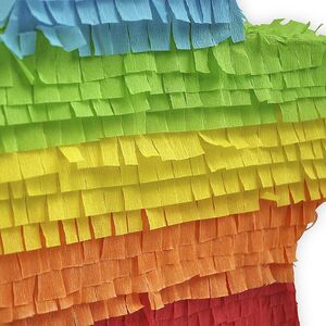 Pinata in Sternenform - Bunt - Regenbogen-Pommerscher Diakonieverein-werky