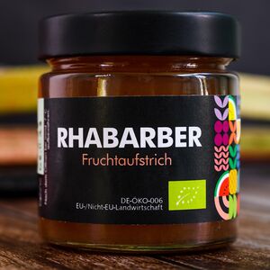 2x BIO-Fruchtaufstrich Rhabarber--werky