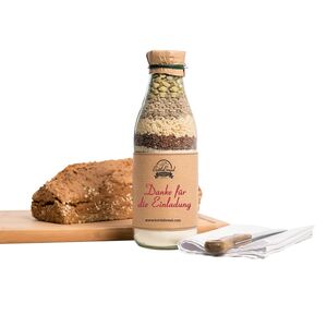 Danke für die Einladung - BOTTLEBREAD Brotbackmischung im Glas-Lebenshilfe Nürnberg-werky