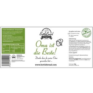 Oma ist die Beste - BOTTLEBREAD Brotbackmischung im Glas-Lebenshilfe Nürnberg-werky