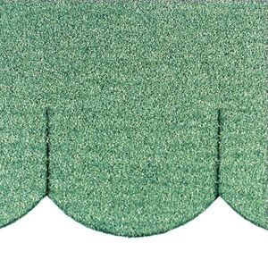 Biberschwanzschindeln grün (100 mm) - 1 Set--werky