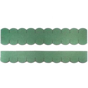 1 Set Dachschindeln Biberschwanz (50mm) grün--werky