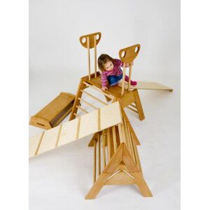 Klettergarten für Kinder - Klettergerüst aus Holz-Manufact Korbflechterei - ONLINESHOP-werky