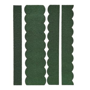 1 Set Dachschindeln Biberschwanz (33 mm + 30 cm lang) grün--werky