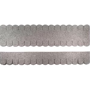 2 Streifen Dachschindeln Biberschwanz ( 33mm ) - First grau--werky