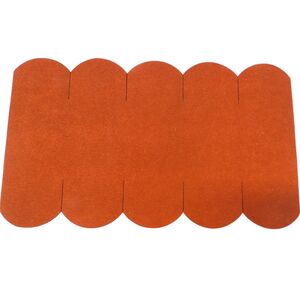 1 Streifen Dachschindeln Biberschwanz (100 mm) - First rot--werky