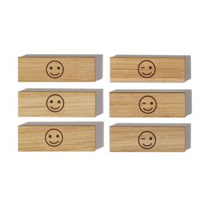 Holzmagnete "Smiley"--werky