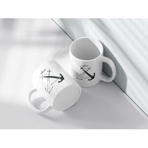 Originell bedruckte Tasse mit maritimen Motiv "Greifswald"--werky