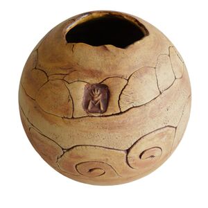 Vase "Blumenkugel" Schnecke (13,00 cm)-Manufaktur Martinshof-werky