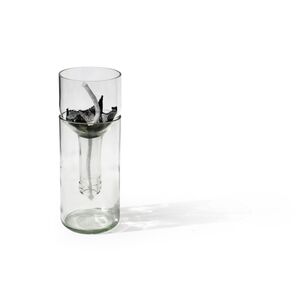 Self Watering Bottle - Glas klar-side by side-werky