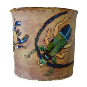 Übertopf bemalt Käfer-Manufaktur Martinshof-werky