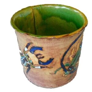 Übertopf bemalt Käfer-Manufaktur Martinshof-werky