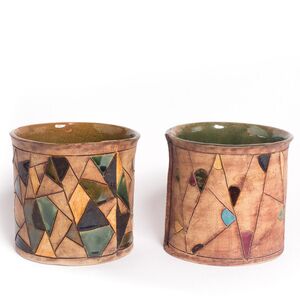 Übertopf bemalt Puzzle-Manufaktur Martinshof-werky