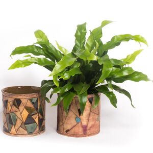 Übertopf bemalt Puzzle-Manufaktur Martinshof-werky