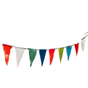 10 Meter Wimpelkette (Zeltstoff) normal--werky
