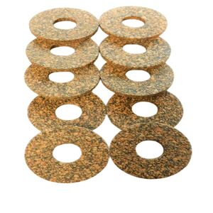 10 Stück Gummikork M10 30 mm x 10 mm x 3 mm--werky