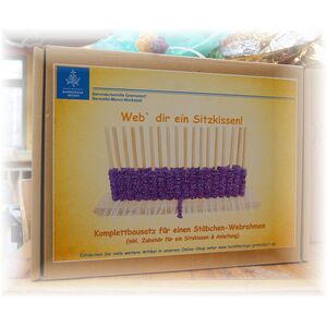 Komplettbausatz Stäbchenwebrahmen--werky