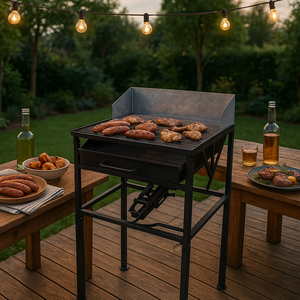Parvus Holzkohlegrill – Handgefertigte Qualität mit präziser Höhenverstellung für das perfekte BBQ-Erlebnis-Lebenshilfe Celle-werky