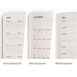 Taschenkalender 2026 – kompakt, klar, nachhaltig--werky