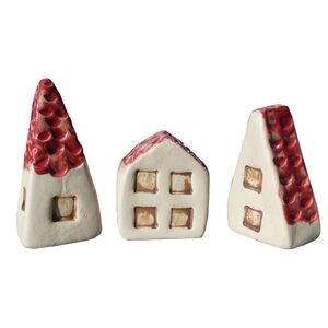 Keramikhäuser im 3er Set--werky