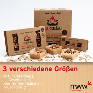 Grillanzünder Feuerschläger ökologischer Ofenanzünder 27 Stk.-MWW Murgtalwerkstätten-werky