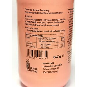 Cookies Backmischung 845 g – Weiche, saftige Chocolate-Drop-Cookies in Minuten wie frisch vom Bäcker, unwiderstehlich schokoladig--werky