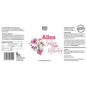 BottleBread "Alles Liebe zum Muttertag" Blumen-Lebenshilfe Nürnberg-werky