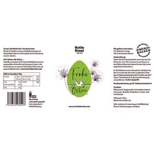 BottleBread "Frohe Ostern grünes Ei"--werky