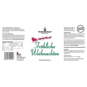 BottleBread "Fröhliche Weihnachten"--werky