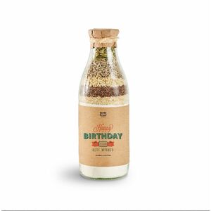 BottleBread "Happy Birthday to you" Retro Design--werky