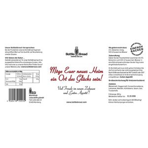 BottleBread "Möge Euer neues Haus ein Ort des Glücks sein"--werky