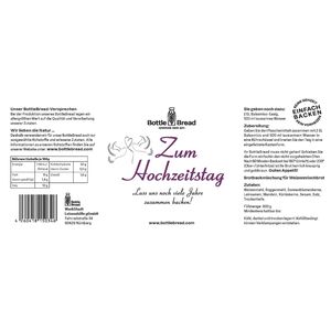 BottleBread "Zum Hochzeitstag" personalisierbar--werky