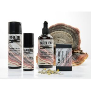 BADELIEBE - Hartseife Zunderschwamm mit Kamille & Salbei--werky