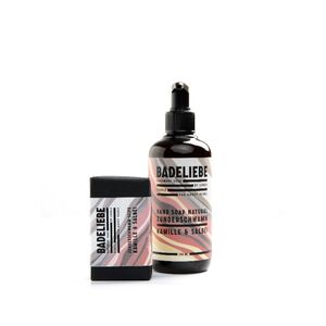 BADELIEBE - Flüssigseife Zunderschwamm Kamille Salbei--werky