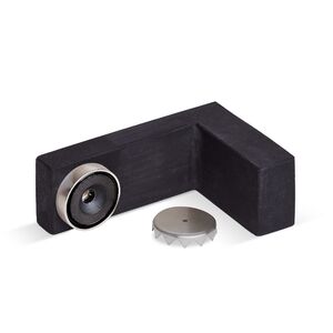 Seifenhalter Magnet in Schwarz Badeliebe-Lebenshilfe Nürnberg-werky