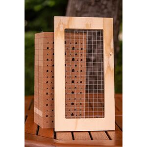 Zwitsch 3in1 - Modular einsetzbar zur jeweiligen Jahreszeit zum Vogelhaus, Futterstation oder Insektenhotel--werky